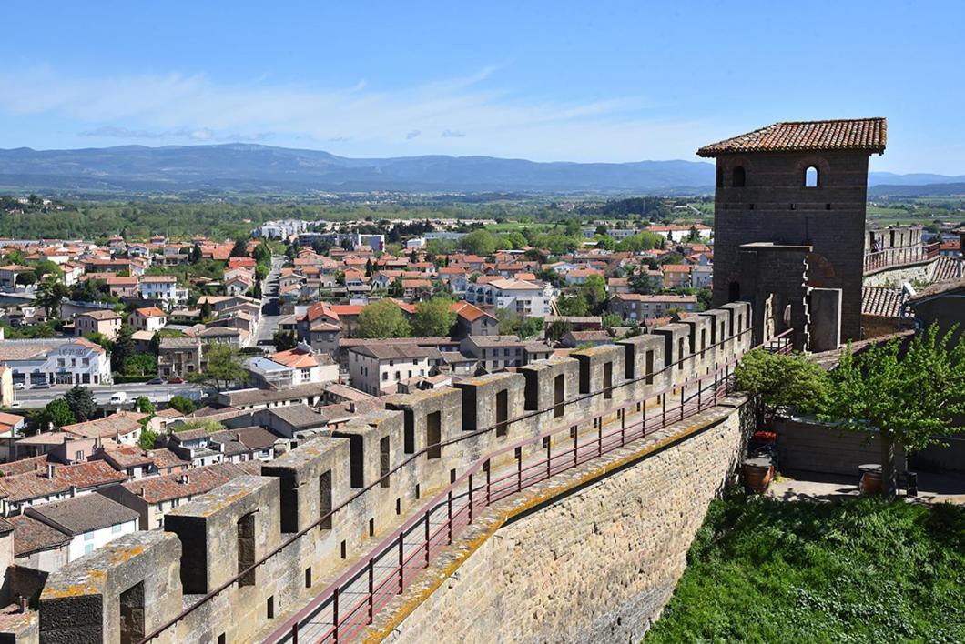 Tout Confort ! Calme, Climatisation, Parking Gratuit, Grande Terrasse, Ascenseur, Wifi Carcassonne Bagian luar foto