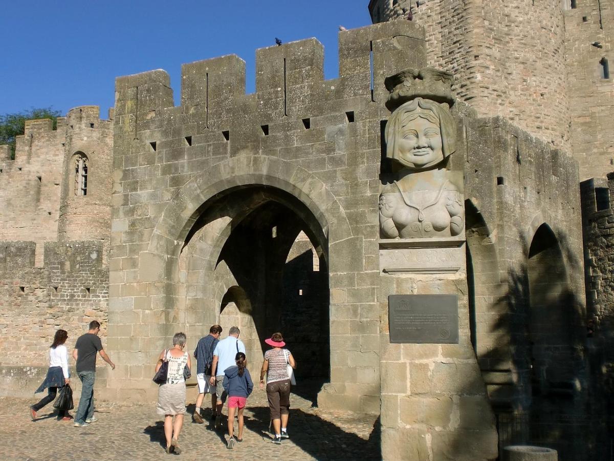 Tout Confort ! Calme, Climatisation, Parking Gratuit, Grande Terrasse, Ascenseur, Wifi Carcassonne Bagian luar foto