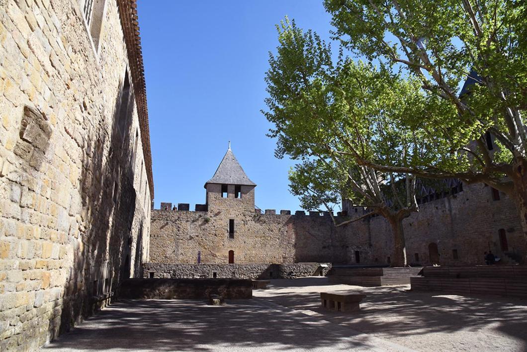 Tout Confort ! Calme, Climatisation, Parking Gratuit, Grande Terrasse, Ascenseur, Wifi Carcassonne Bagian luar foto