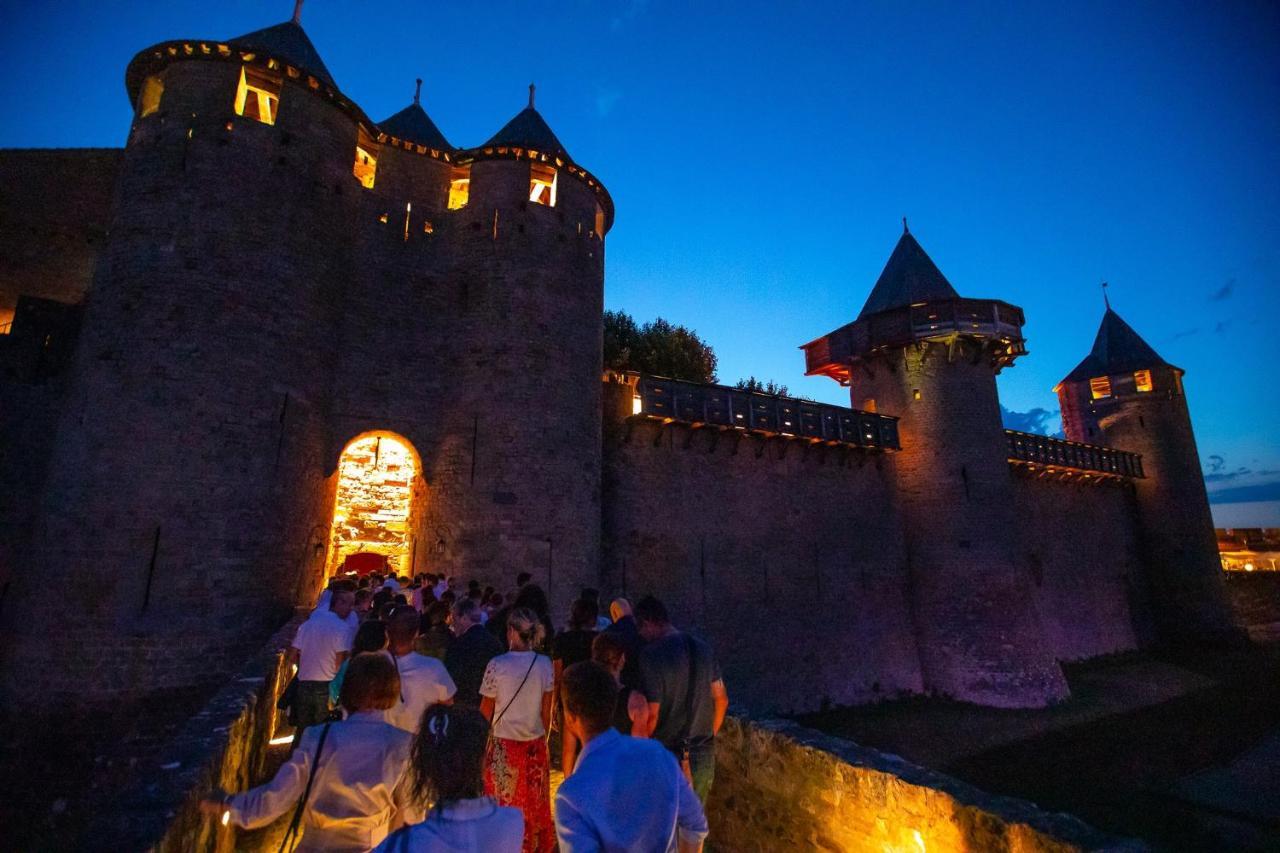 Tout Confort ! Calme, Climatisation, Parking Gratuit, Grande Terrasse, Ascenseur, Wifi Carcassonne Bagian luar foto