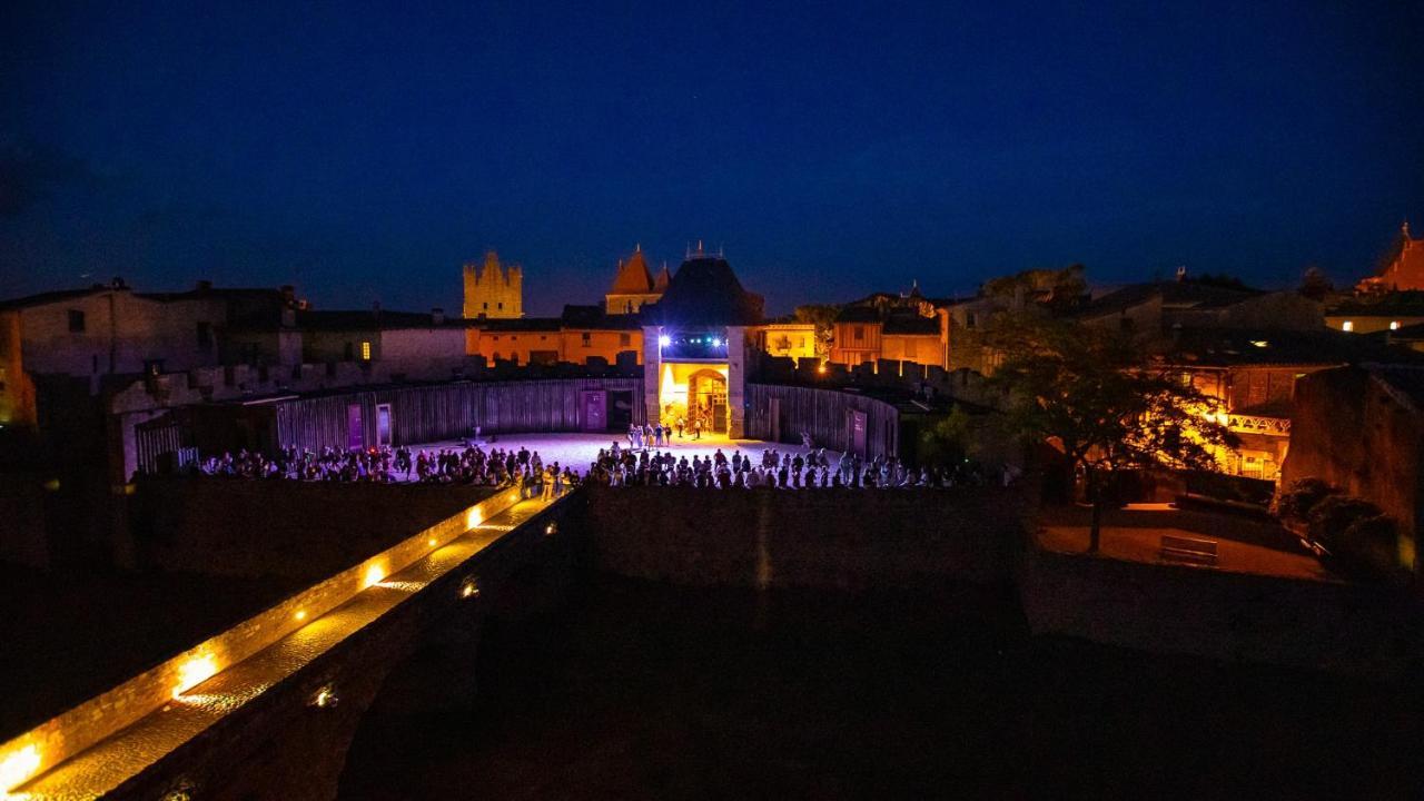 Tout Confort ! Calme, Climatisation, Parking Gratuit, Grande Terrasse, Ascenseur, Wifi Carcassonne Bagian luar foto