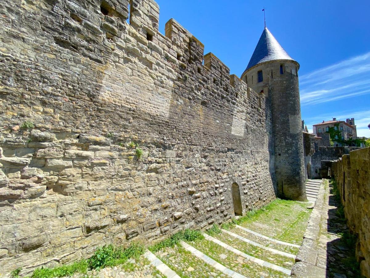 Tout Confort ! Calme, Climatisation, Parking Gratuit, Grande Terrasse, Ascenseur, Wifi Carcassonne Bagian luar foto